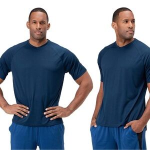 Men's Navy Blue Athletic T-Shirt (061)